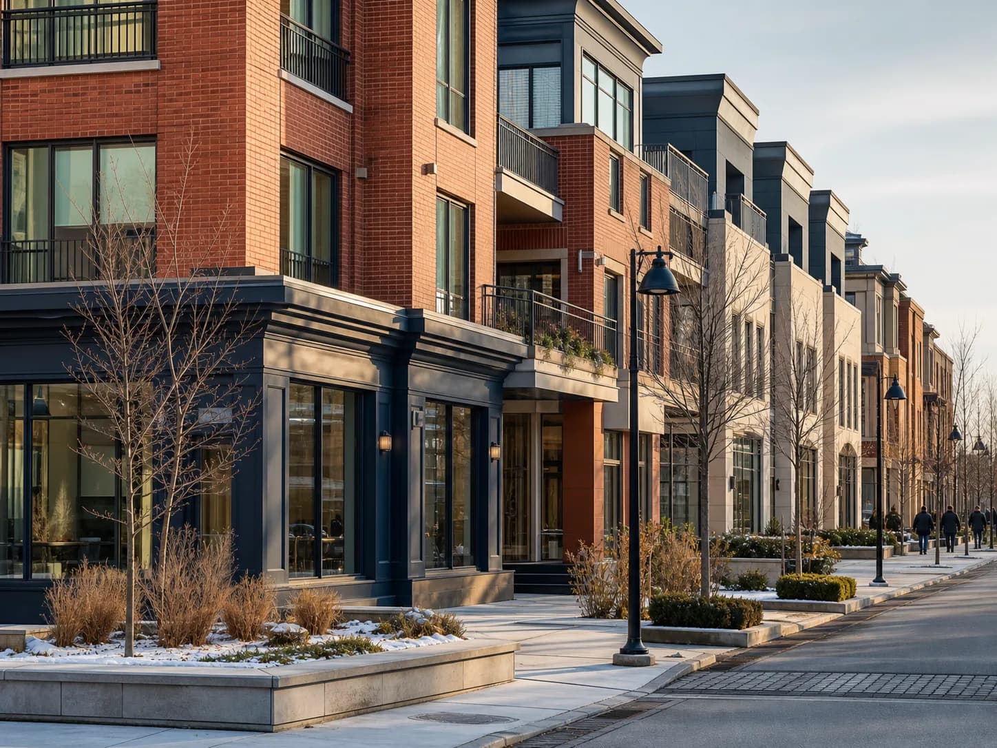 Contemporary mixed-use real estate in an Ontario business community
